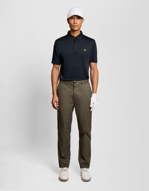 Lyle & Scott Ss polo shirts golf concealed placket polo shirt in z271 dark navy, 2 of 7