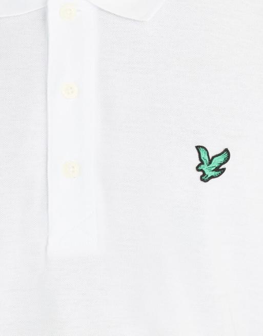Lyle & Scott Ss polo shirts golf polo shirt in 626 white, 5 of 5