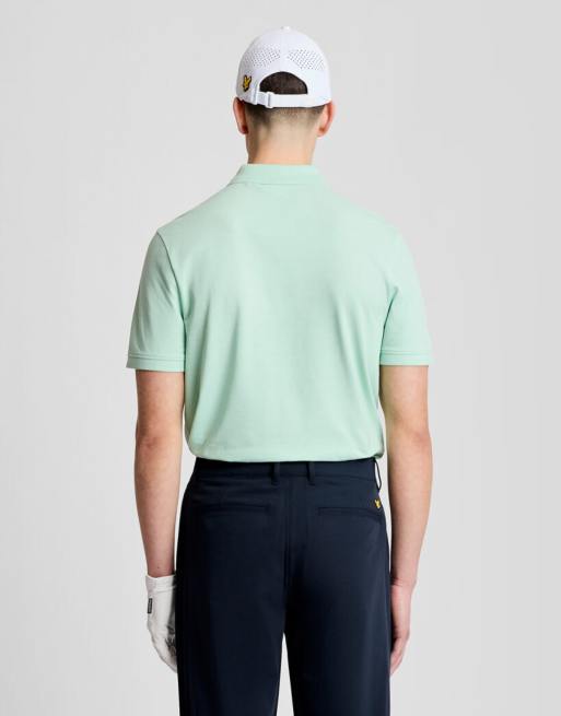 Lyle & Scott Ss polo shirts golf polo shirt in y409 morning mint, 4 of 5