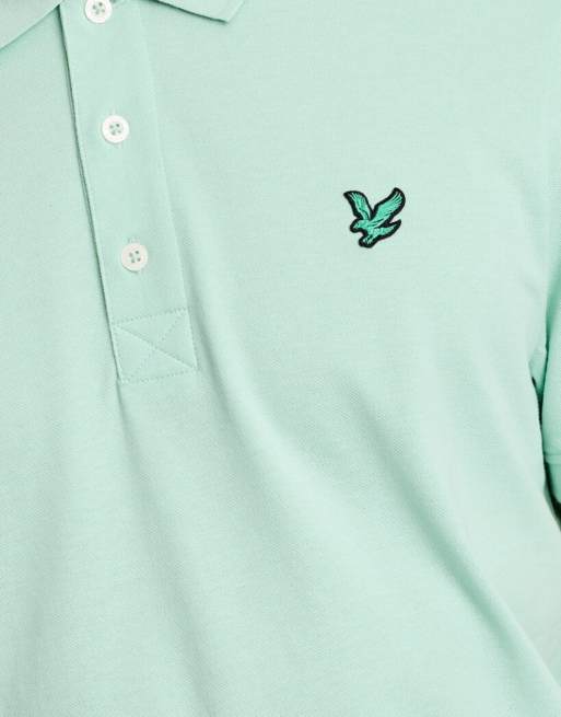 Lyle & Scott Ss polo shirts golf polo shirt in y409 morning mint, 5 of 5