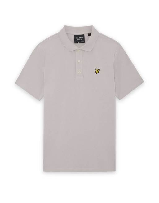 Lyle & Scott Ss polo shirts heavy laundered polo shirt in y118 soft black, 5 of 6