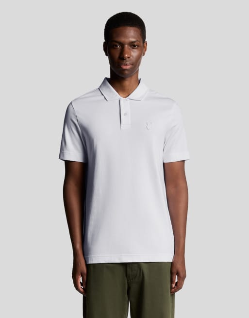 Lyle & Scott Ss polo shirts interlock polo shirt in   white  