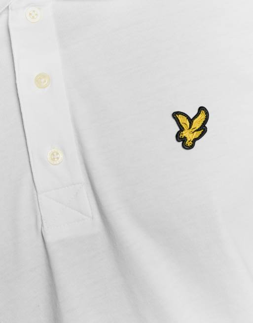 Lyle & Scott Ss polo shirts jersey polo in 626 white, 5 of 5