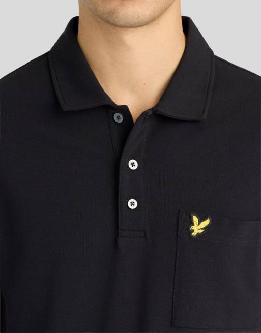 Lyle & Scott Ss polo shirts pique interlock polo shirt in w835 lacquer, 3 of 6