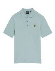 Lyle & Scott Ss polo shirts plain polo shirt in t28 mid grey marl