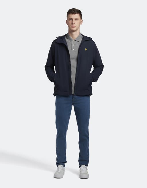 Lyle & Scott Ss polo shirts plain polo shirt in t28 mid grey marl, 3 of 7