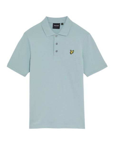 Lyle & Scott Ss polo shirts plain polo shirt in w486 dark green - view 1