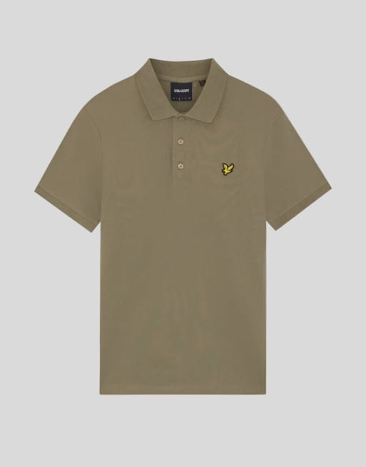 Lyle & Scott Ss polo shirts plain polo shirt in w837 woolwich, 6 of 6