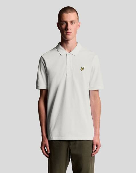 Lyle & Scott Ss polo shirts plain polo shirt in w994 white out