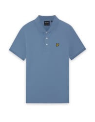 Lyle & Scott Ss polo shirts plain polo shirt in x542 power blue