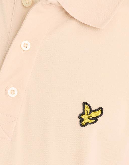 Lyle & Scott Ss polo shirts plain polo shirt in x555 walnut beige, 2 of 7