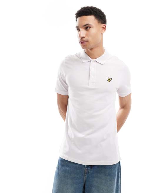 Lyle & Scott Ss polo shirts plain polo shirt in x599 mist lilac