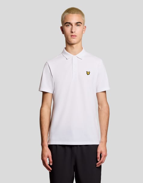 Lyle & Scott Ss polo shirts sports core polo in 626 white - view 1