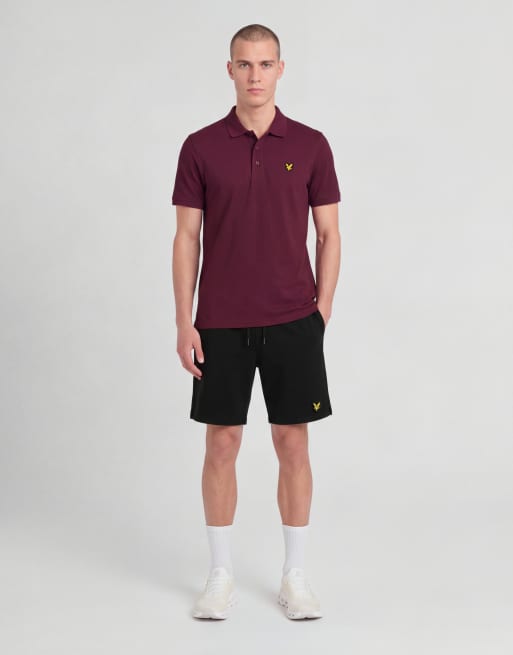 Lyle & Scott Ss polo shirts sports core polo in x202 plum, 2 of 5