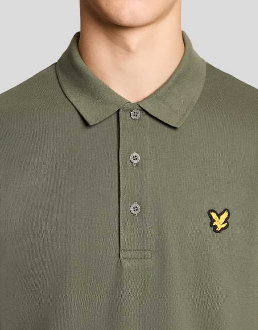 Lyle & Scott Ss polo shirts sports core polo in x65 cactus green, 3 of 7