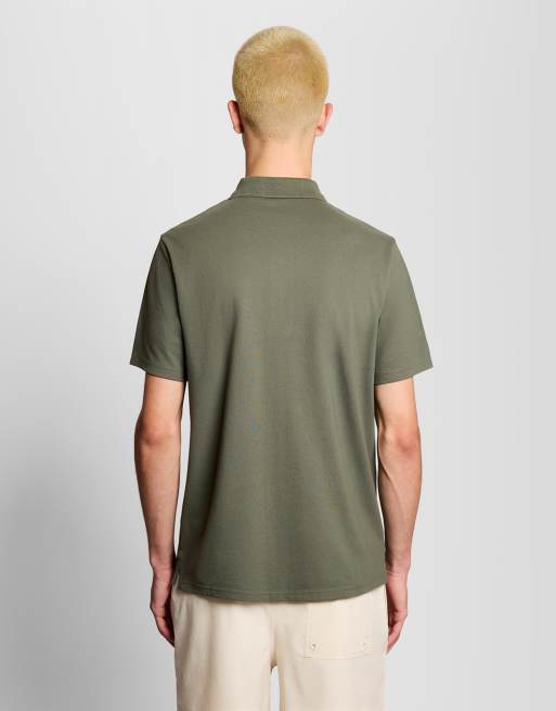 Lyle & Scott Ss polo shirts sports core polo in x65 cactus green, 4 of 7