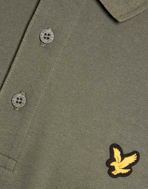 Lyle & Scott Ss polo shirts sports core polo in x65 cactus green, 5 of 7