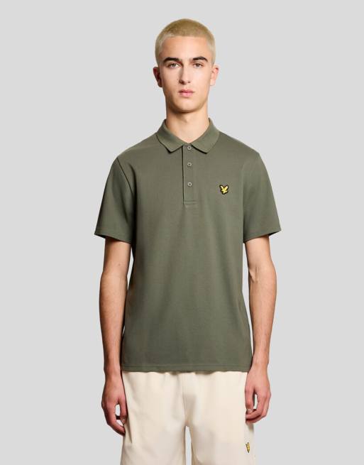 Lyle & Scott Ss polo shirts sports core polo in x65 cactus green, 6 of 7
