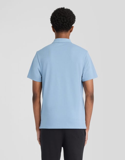 Lyle & Scott Ss polo shirts sports core polo in y276 steel blue, 4 of 6