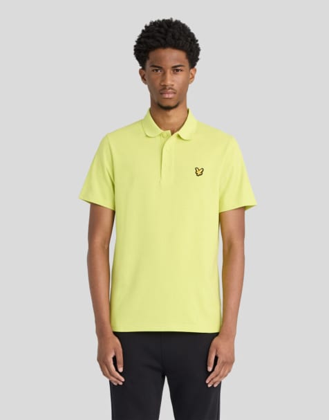 Lyle & Scott Ss polo shirts sports core polo in y286 green glow - view 1