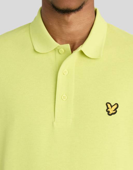 Lyle & Scott Ss polo shirts sports core polo in y286 green glow, 3 of 6