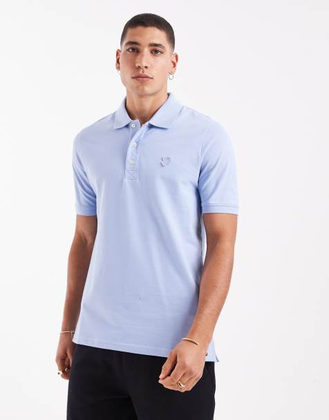 Lyle & Scott Ss polo shirts superfine polo shirt in x828 brunnera blue - view 1