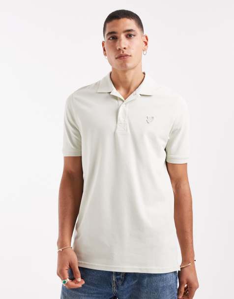 Lyle & Scott Ss polo shirts superfine polo shirt in x830 celadon tint - view 1