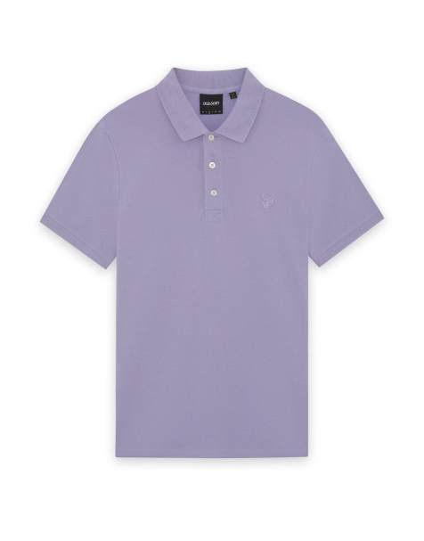 Lyle & Scott Ss polo shirts superfine polo shirt in y074 floral violet - view 1