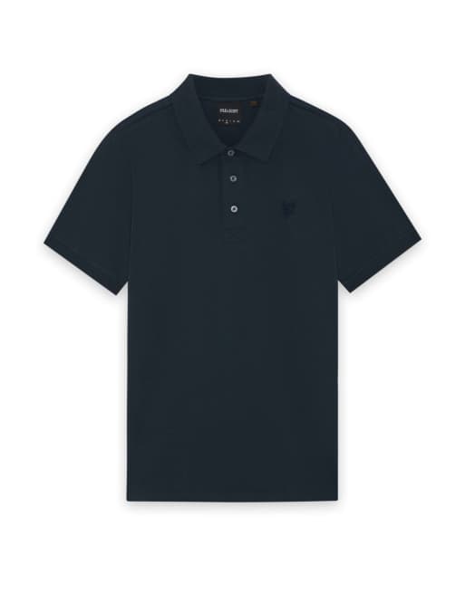 Lyle & Scott Ss polo shirts superfine polo shirt in z271 dark navy, 6 of 7