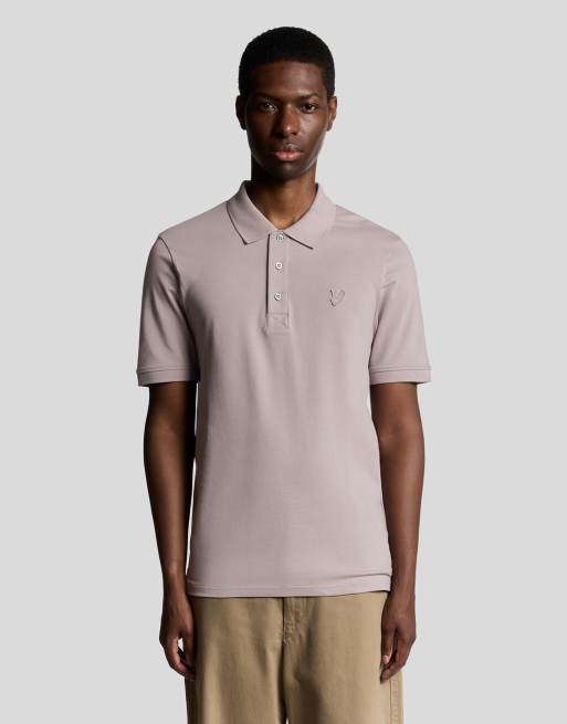 Lyle & Scott Ss polo shirts tonal eagle polo shirt in   fife  