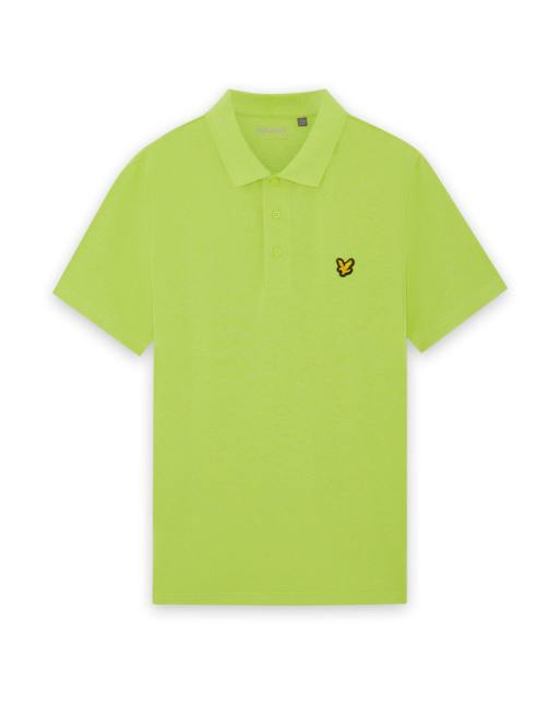 Lyle & Scott SS Polohemd Sports Core in Y286 Green Glow, 5 von 6