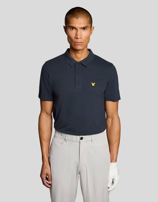 Lyle & Scott Ss poloshirts golf core polo in z271 donker marineblauw, 3 van 7