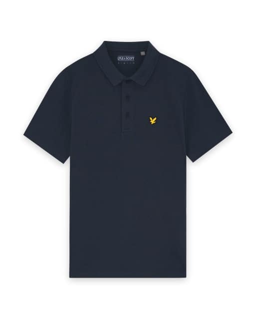Lyle & Scott Ss poloshirts golf core polo in z271 donker marineblauw, 5 van 7