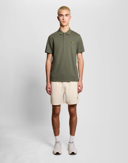 Lyle & Scott Ss poloshirts sports core polo in x65 cactus green, 7 van 7