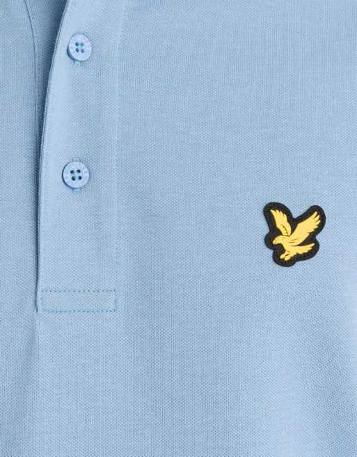 Lyle & Scott Ss poloshirts sports core polo in y276 staalblauw, 6 van 6