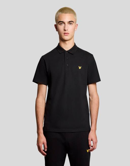 Lyle & Scott Ss poloshirts sports core polo in z865 jet black, 6 van 7