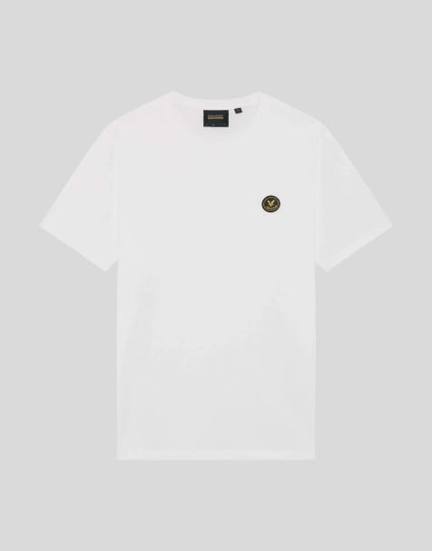 Lyle & Scott Ss t-shirts archive revisited t-shirt in 626 white - view 1
