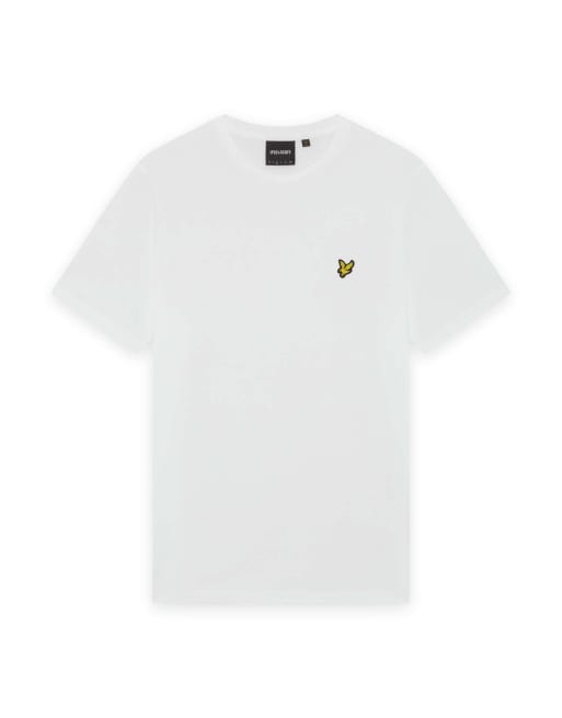 Lyle & Scott Ss t-shirts basic 3 pack t-shirt in 626 white, 4 of 5