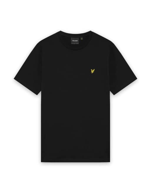 Lyle & Scott Ss t-shirts basic 3 pack t-shirt in z865 jet black, 3 of 5