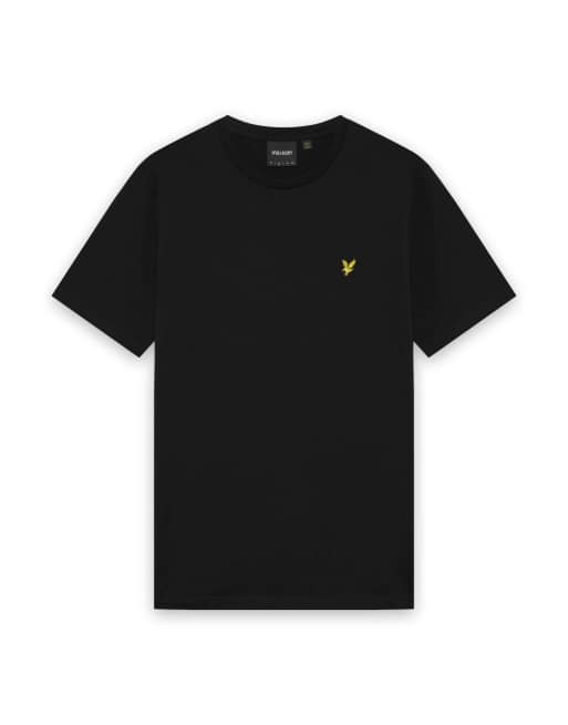 Lyle & Scott Ss t-shirts basic 3 pack t-shirt in z865 jet black, 4 of 5