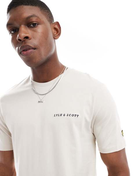 Lyle & Scott Ss t-shirts embroidered t-shirt in x239 cove/ dark navy - view 1