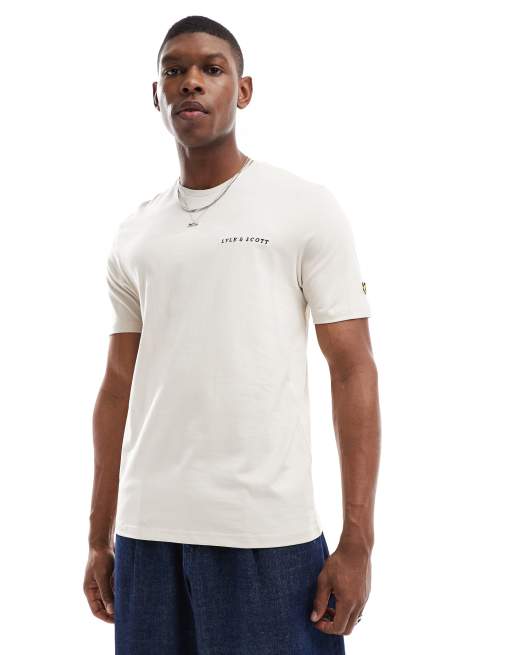 Lyle & Scott Ss t-shirts embroidered t-shirt in x239 cove/ dark navy, 3 of 4
