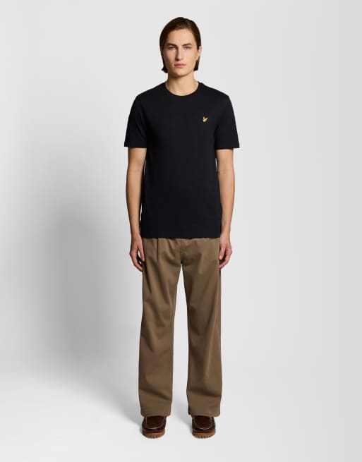 Lyle & Scott SS T-Shirts feines Slub-T-Shirt in z865 Jet Black, 2 von 6