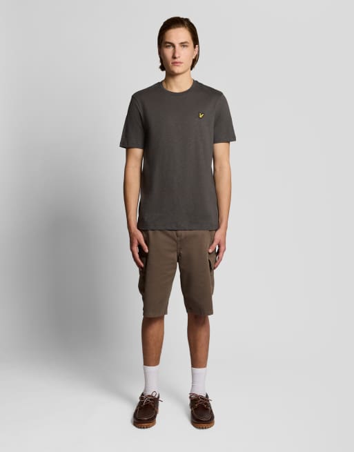 Lyle & Scott Ss t-shirts fine slub t-shirt in w635 gunmetal, 2 of 6