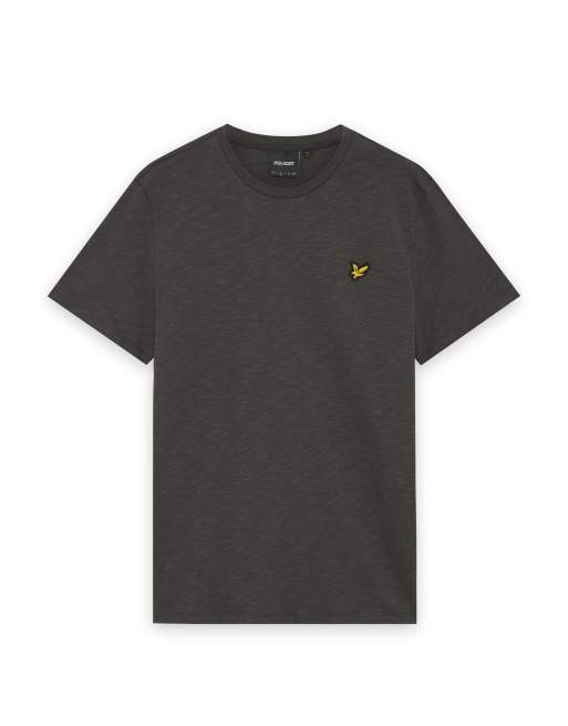 Lyle & Scott Ss t-shirts fine slub t-shirt in w635 gunmetal, 5 of 6