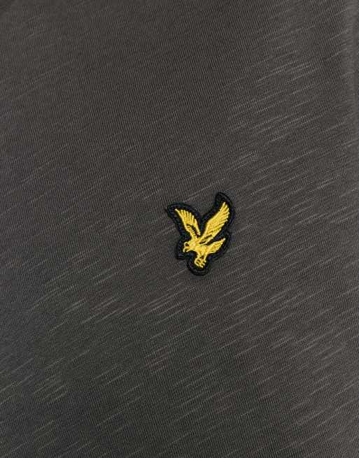 Lyle & Scott Ss t-shirts fine slub t-shirt in w635 gunmetal, 6 of 6