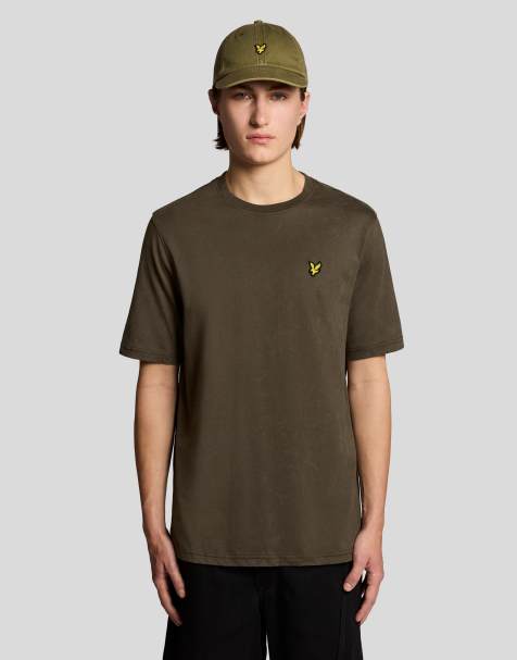Lyle & Scott Ss t-shirts heavy laundered t-shirt in y118 soft black - view 1