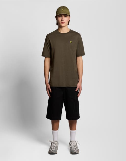 Lyle & Scott Ss t-shirts heavy laundered t-shirt in y118 soft black, 2 of 6