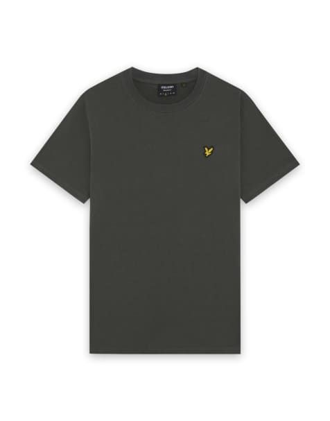 Lyle & Scott Ss t-shirts heavyweight t-shirt in w635 gunmetal - view 1