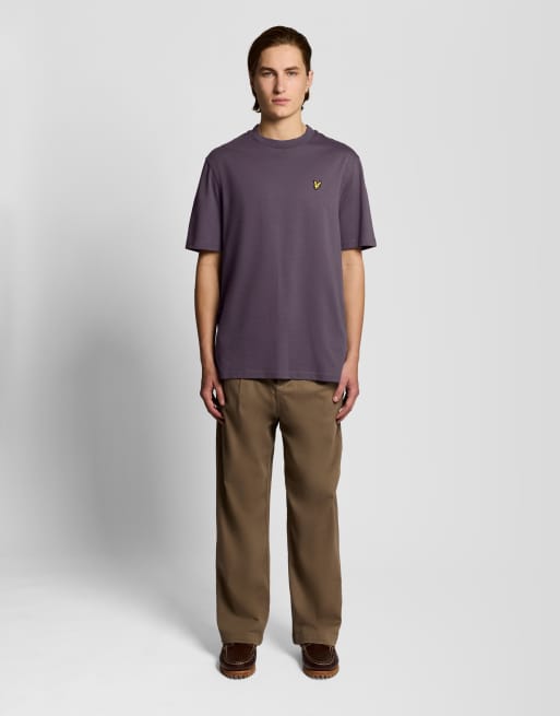 Lyle & Scott Ss t-shirts oversized t-shirt in x854 graystone, 4 of 4